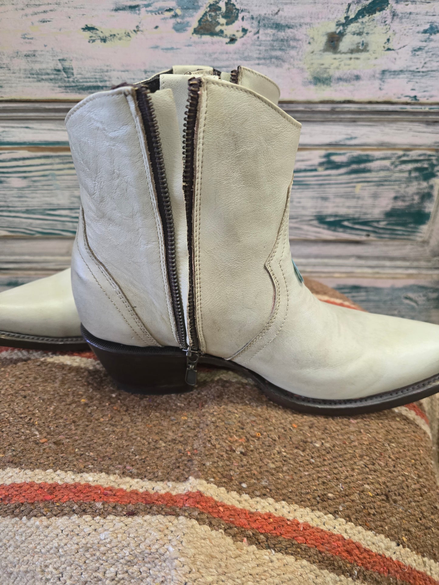 NEW Beige Booties/ Stud Details