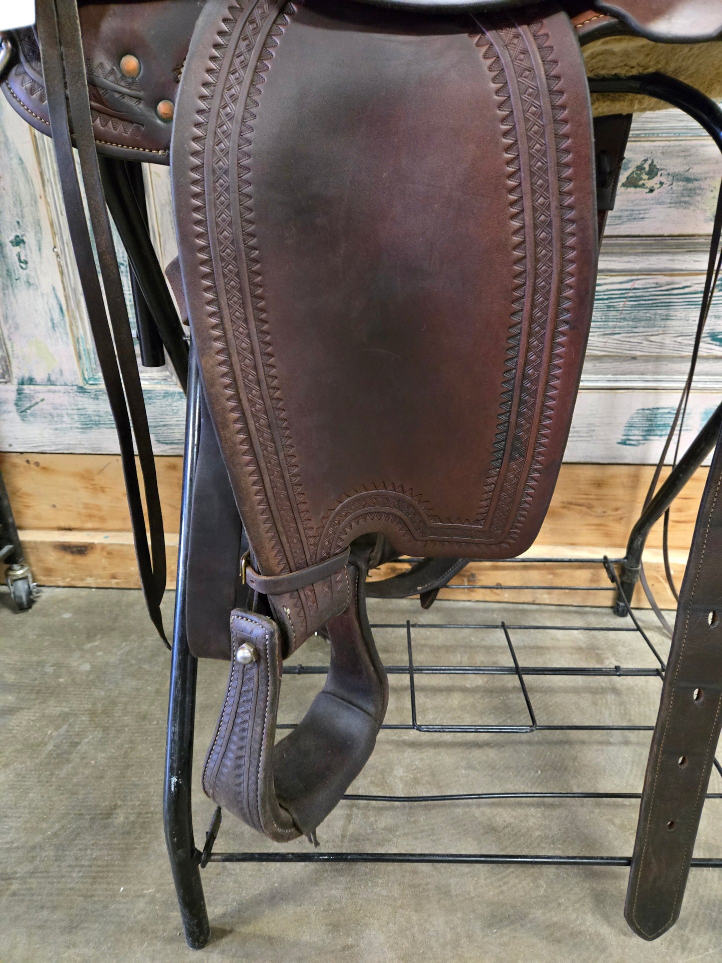 Chuck Rollins Ranch Saddle
