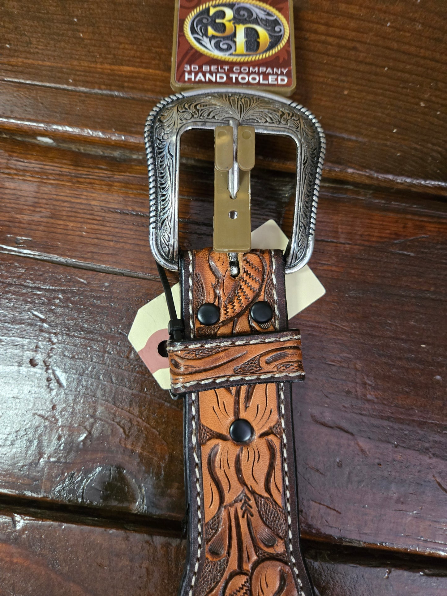 NEW Carved Belt/ Teal Aztec