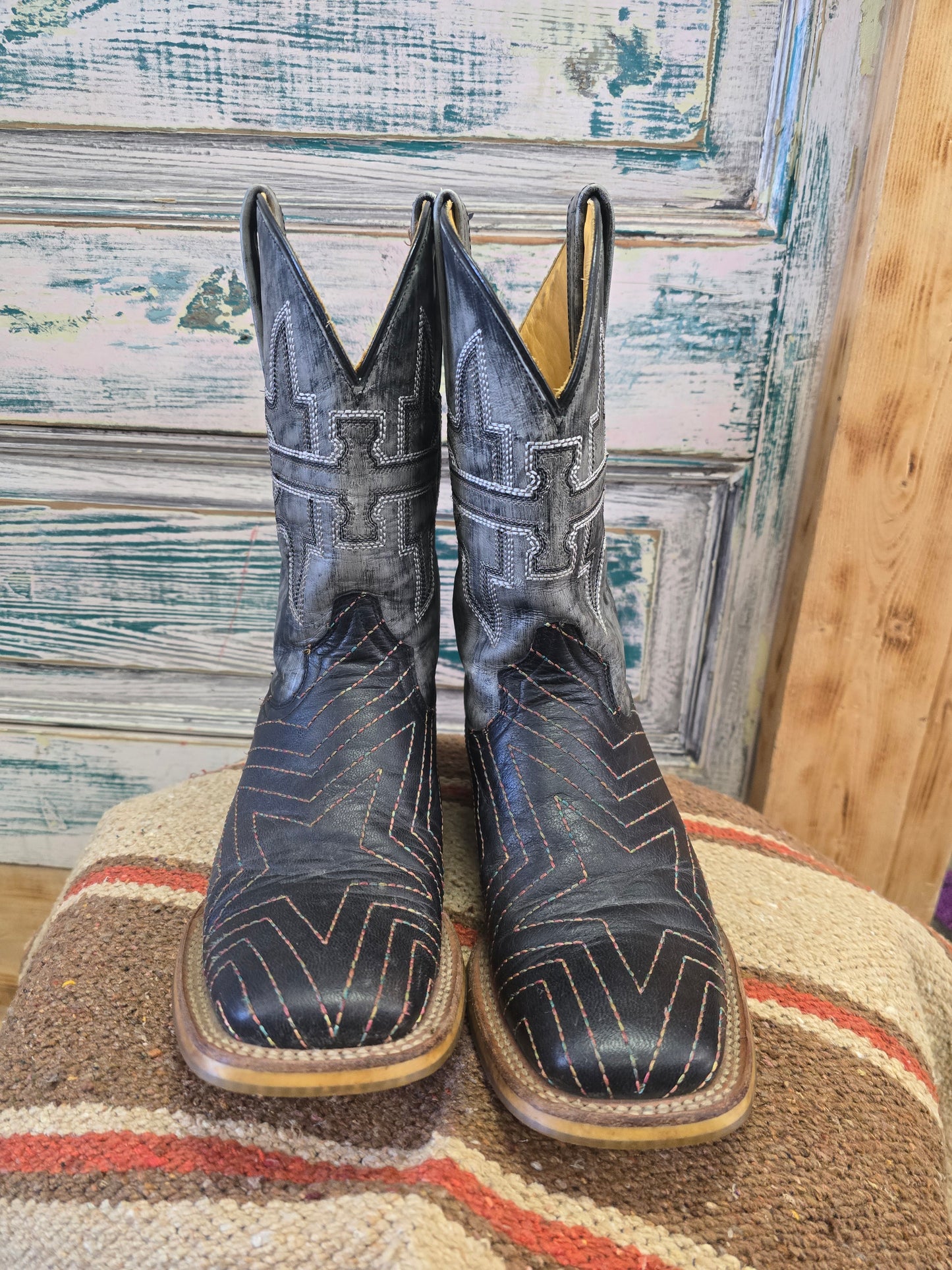 Tin Haul Sq. Toe Boot                          Star Stitch
