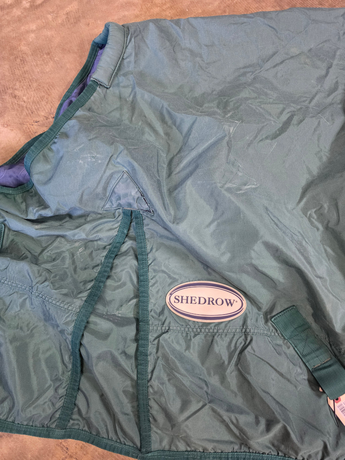 Green Mid-Weight Blanket                         Terry Lined