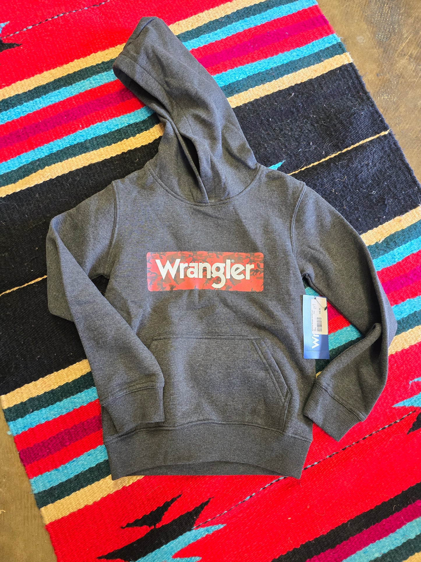 NEW Grey Wrangler Hoody/Youth