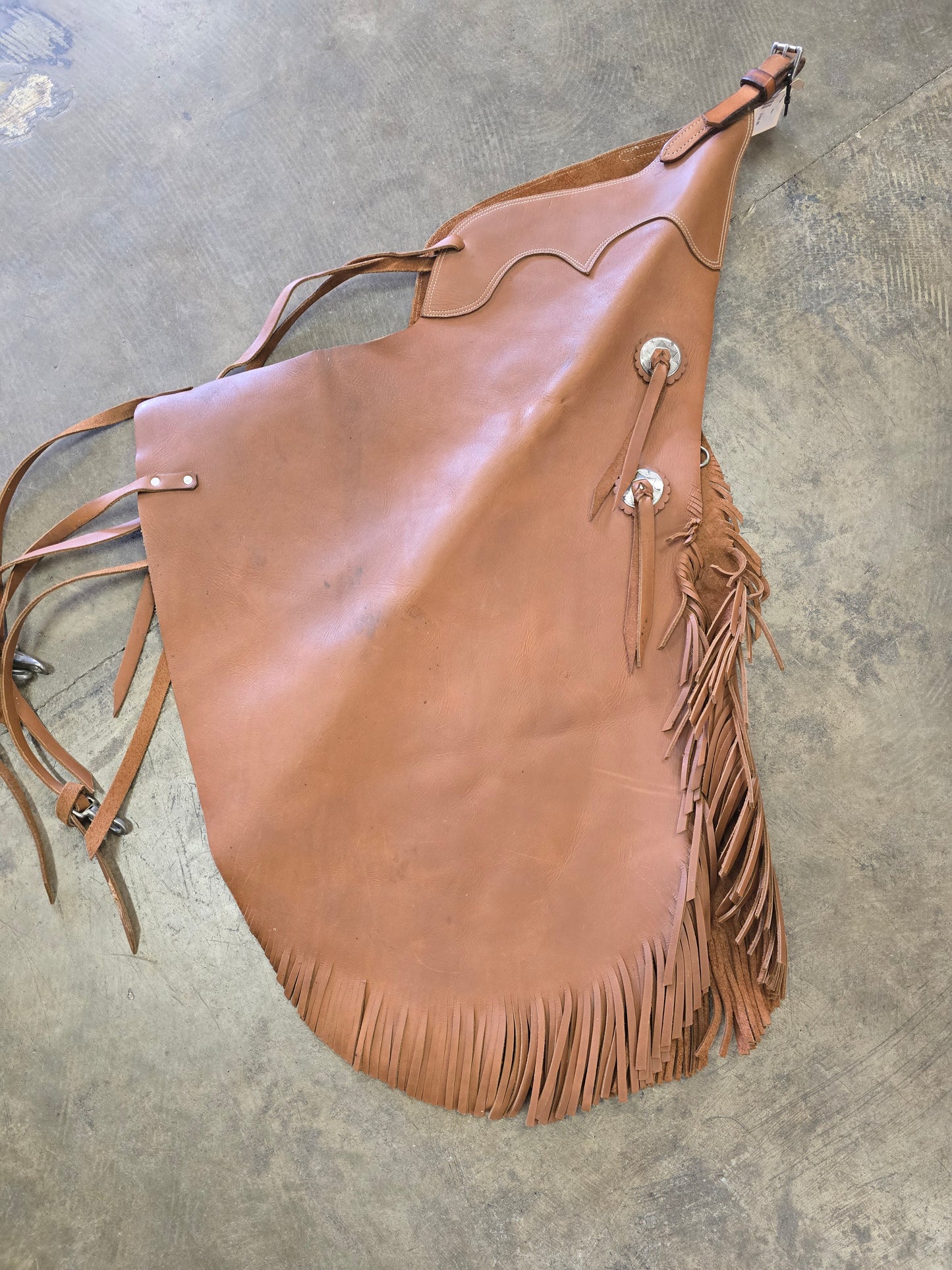 Leather Fringed Chaps