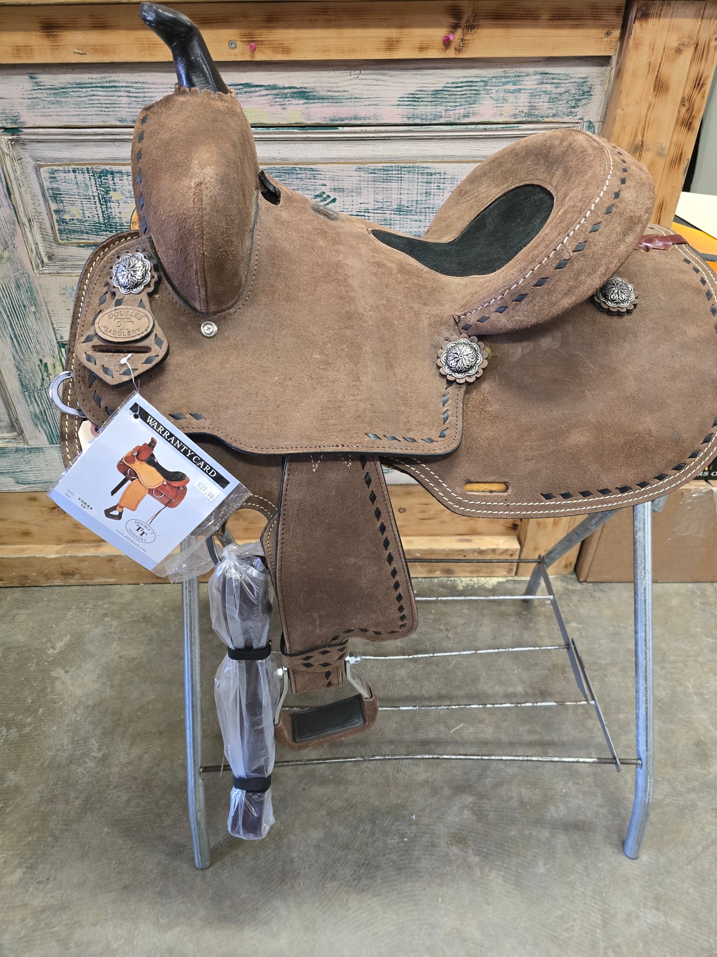 NEW Youth Barrel Saddle                  Buckstitched