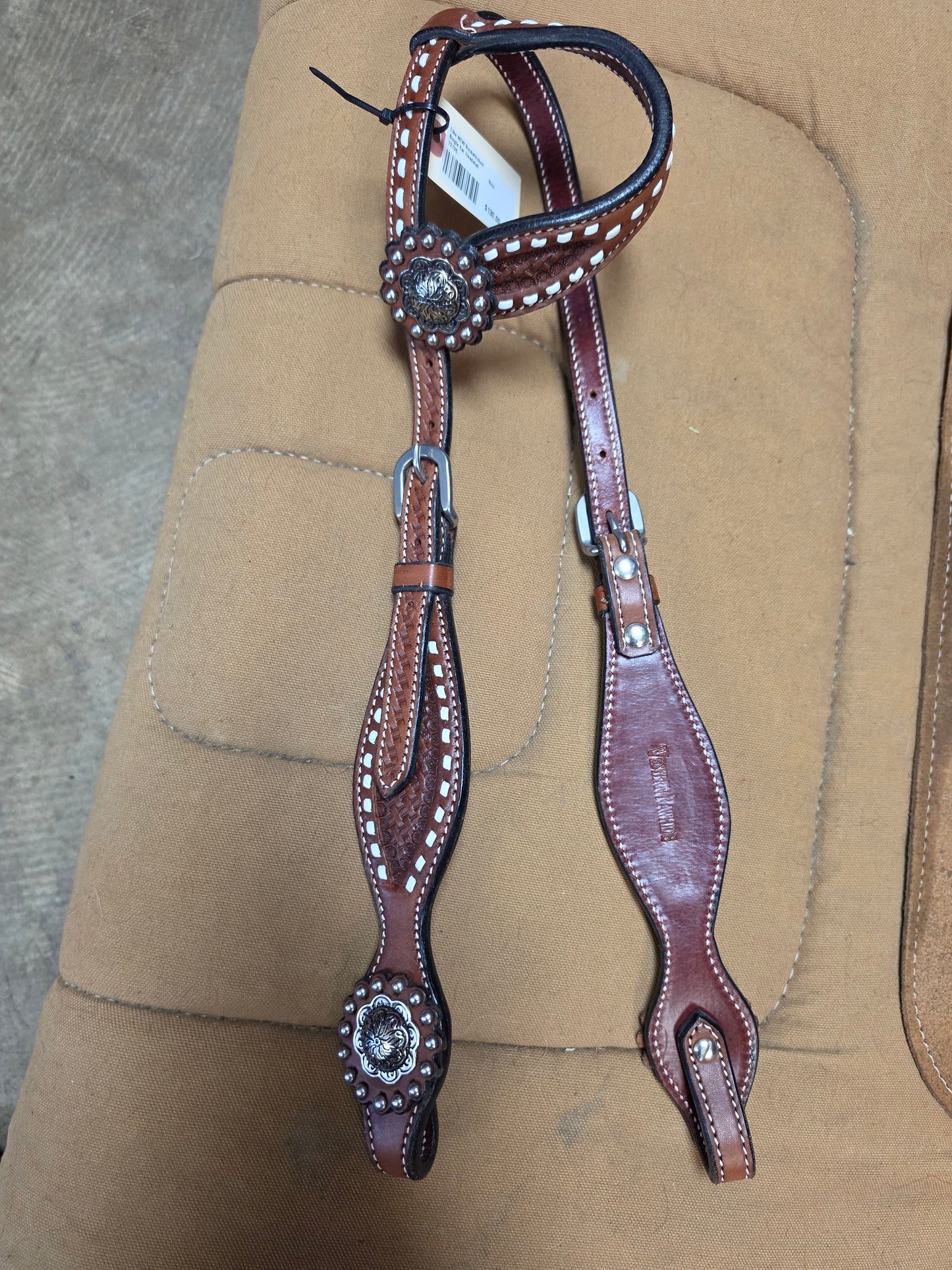 Like NEW Buckstitched                   Single Ear Headstall