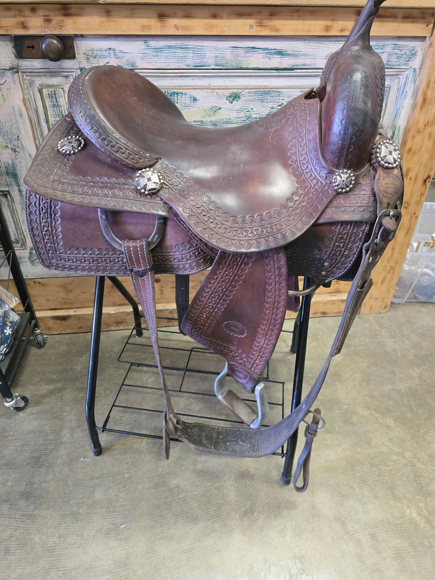 17 1/4 Caldwell Cutting Saddle