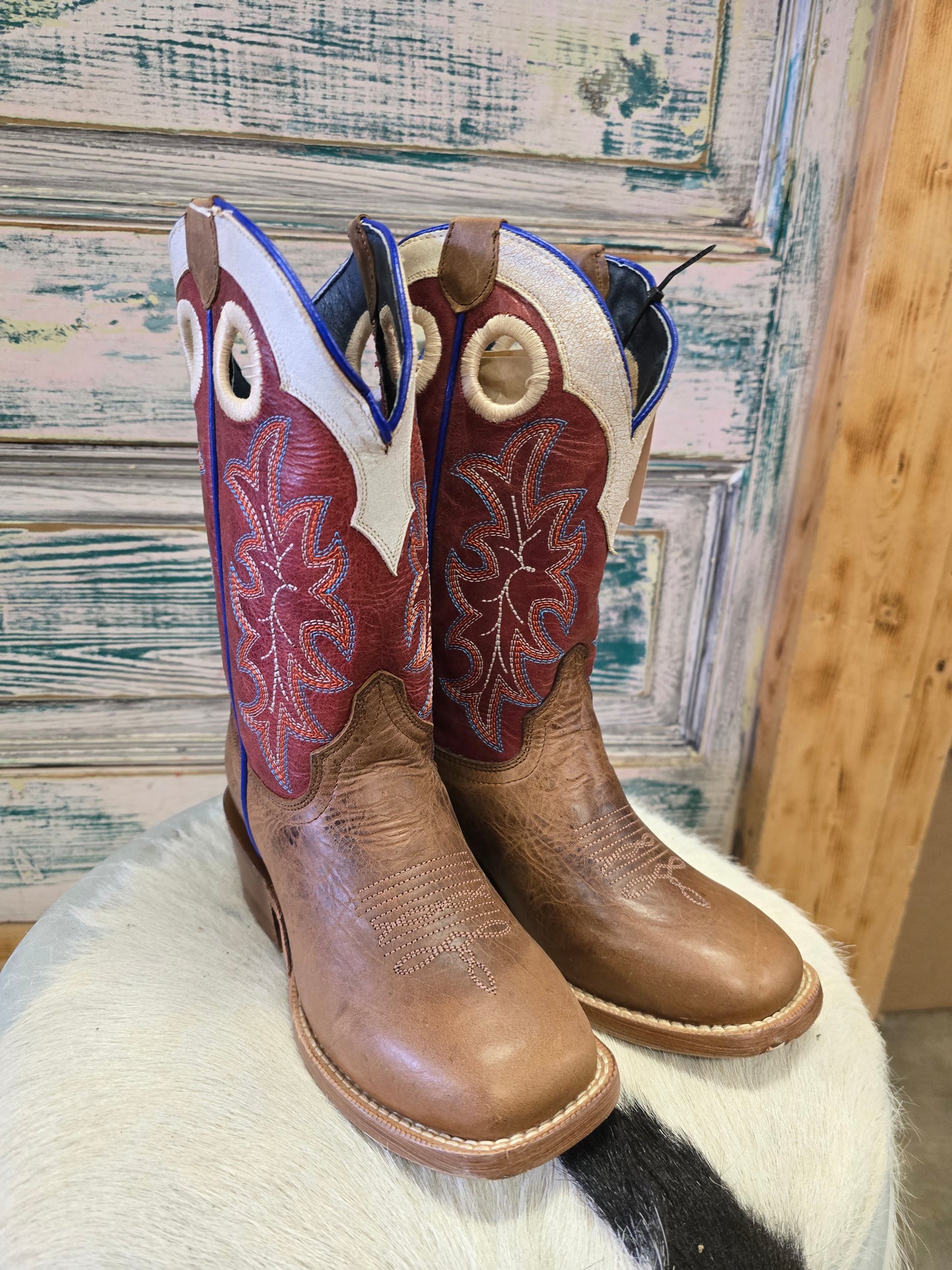 NEW Red Topped  Youth Boots