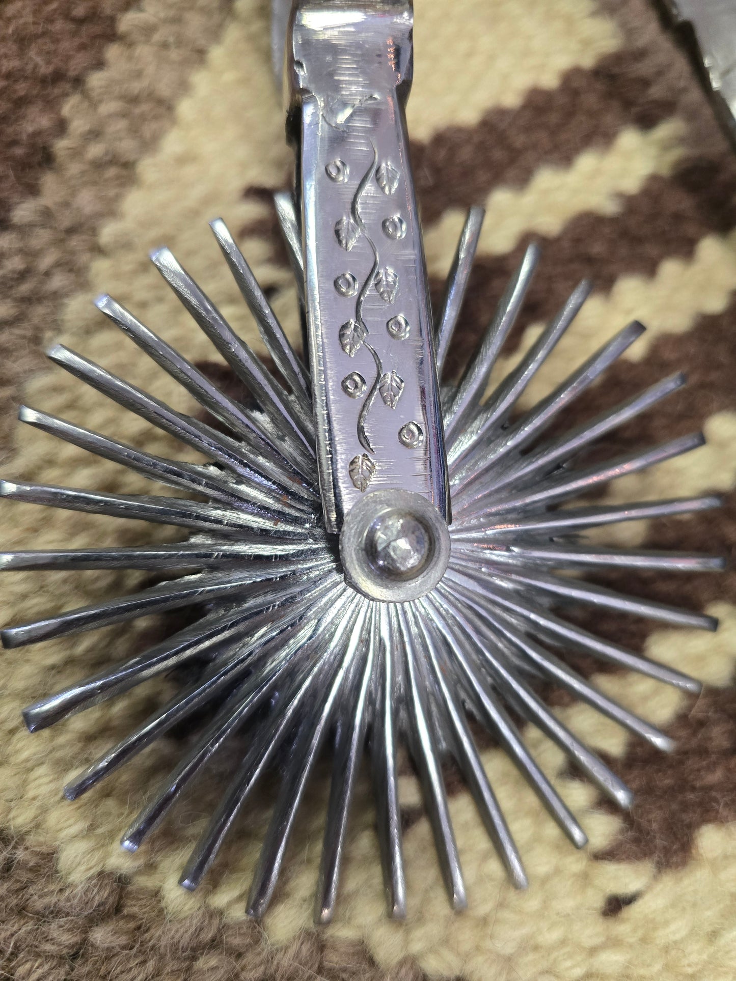 Vintage Chilean                     Ceremonial Dancing Spurs