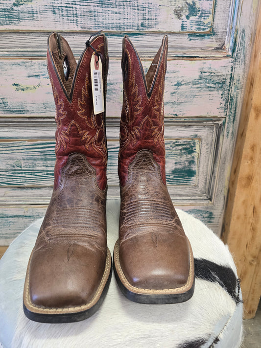 Men's Burnt Orange Top                          Sq. Toe Boot