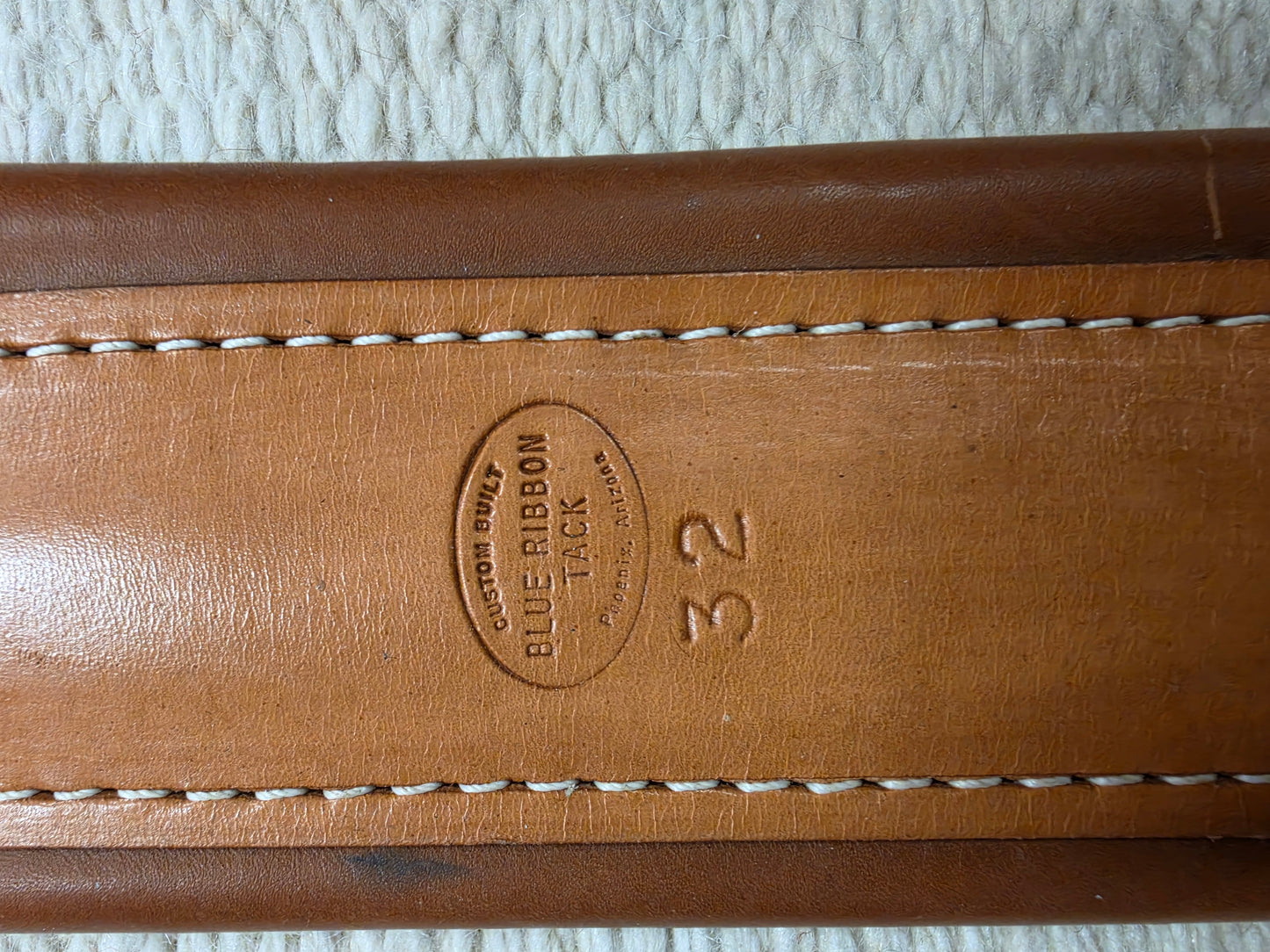 32 Inch Blue Ribbon Front Cinch