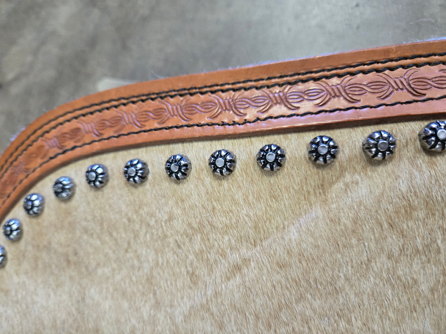 Grey Felt Pad/ Leather Details                       Pistols
