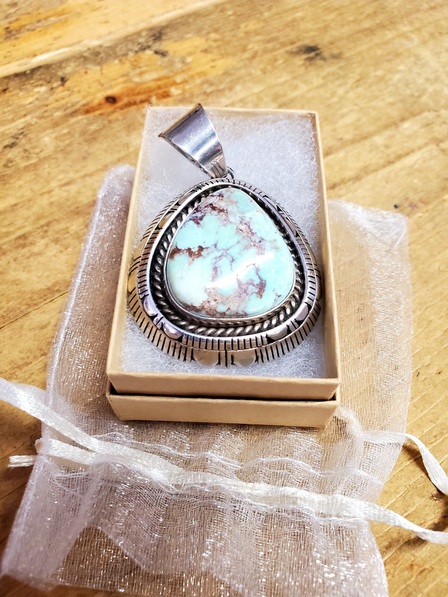 Genuine Turq. Pendant