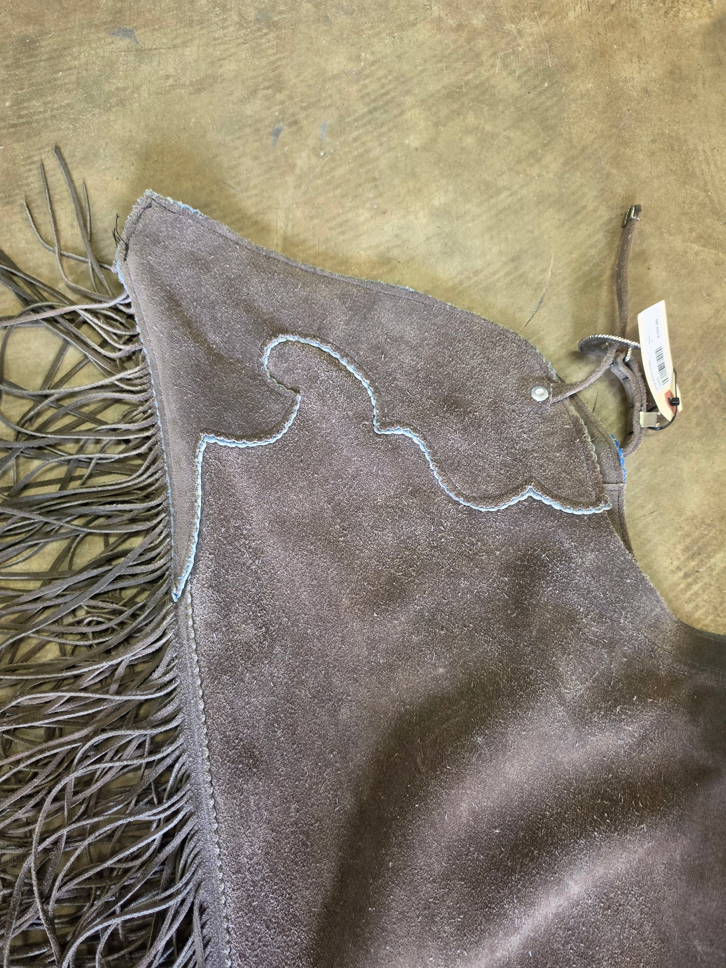 Grey Suede Chaps