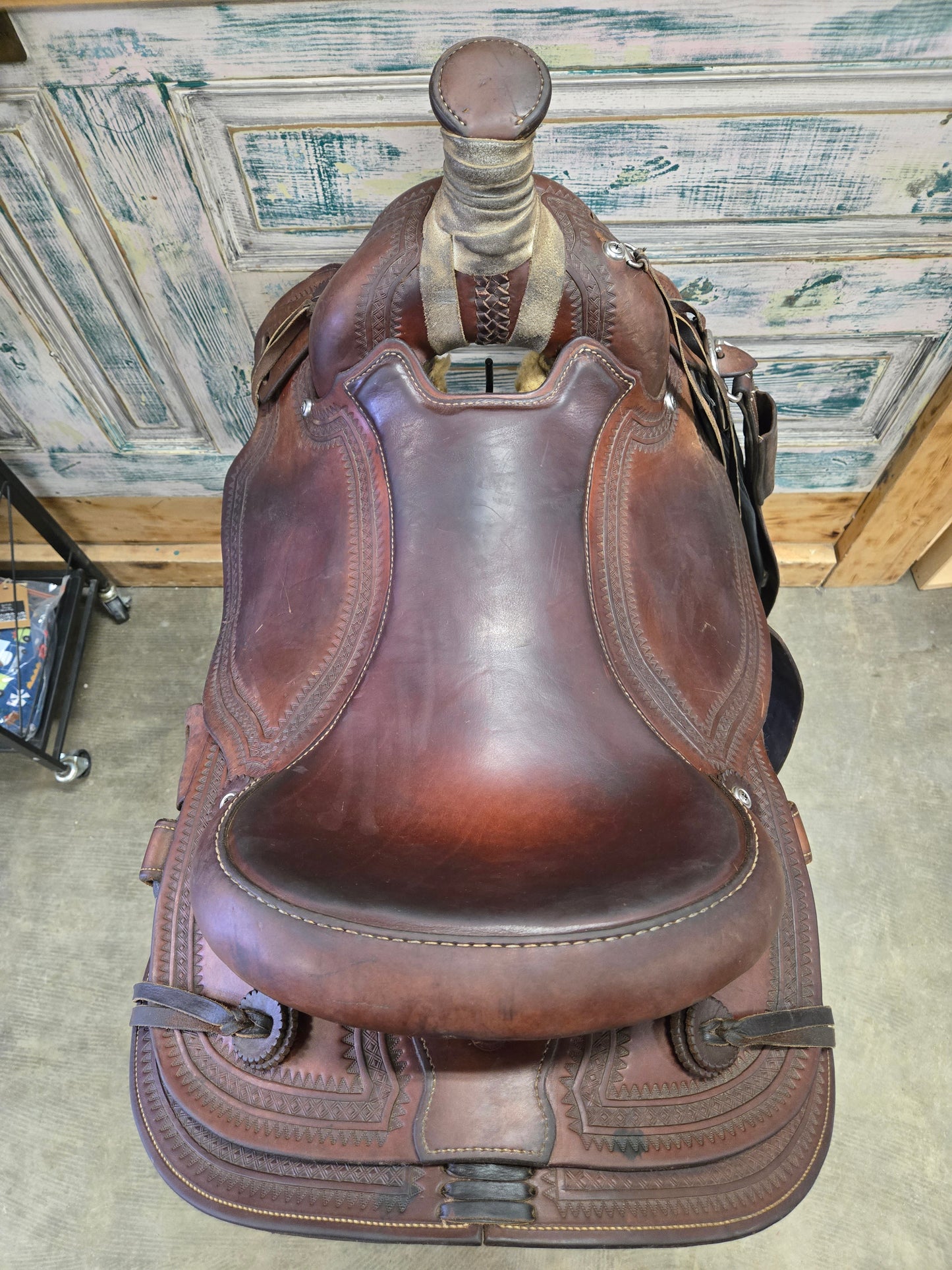 Chuck Rollins Ranch Saddle