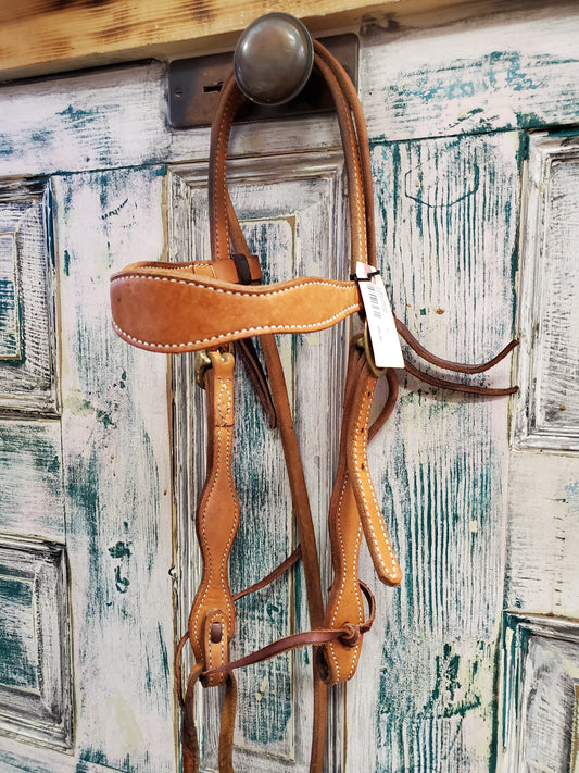 Leather Headstall                        Scalloped Cheek