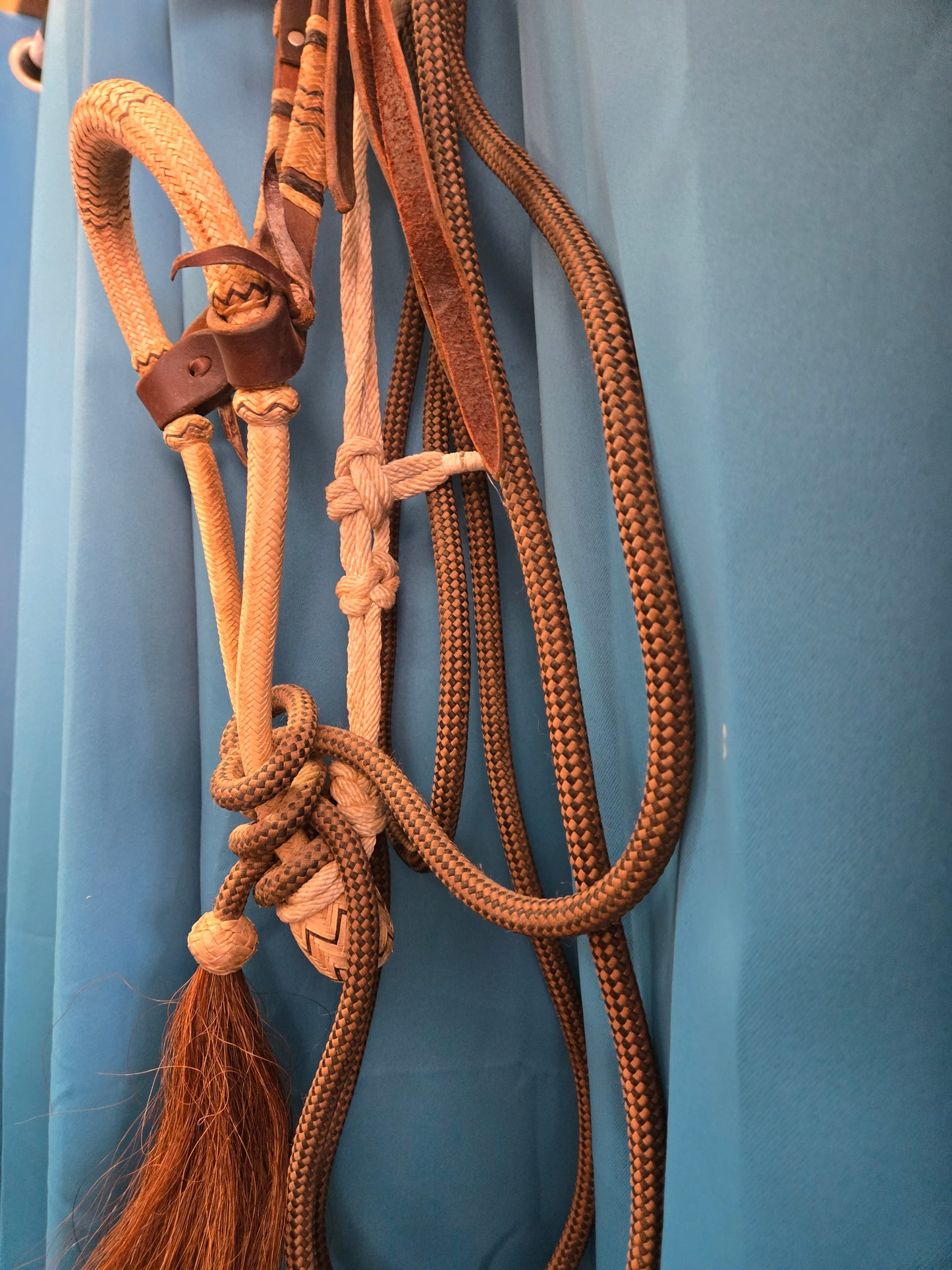 Bosal w/ Brown Yacht Mecate