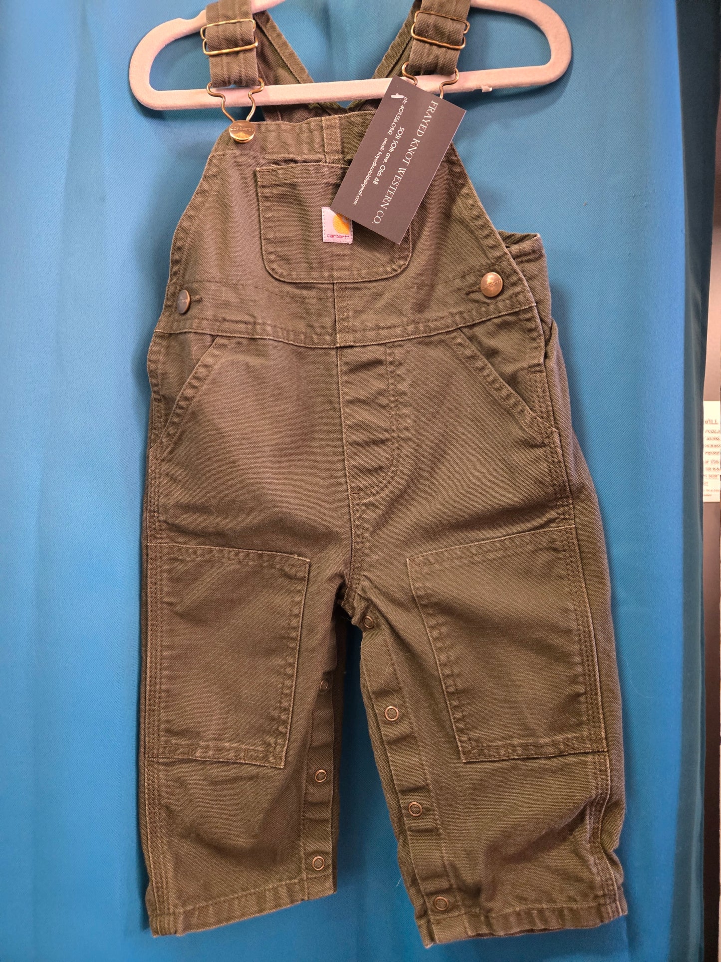 Green Carhartt Overalls