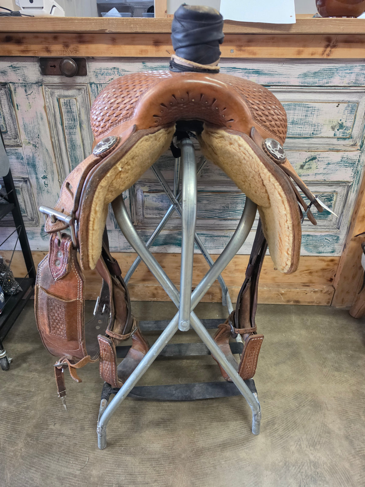 Bar M Saddlery Rope Saddle