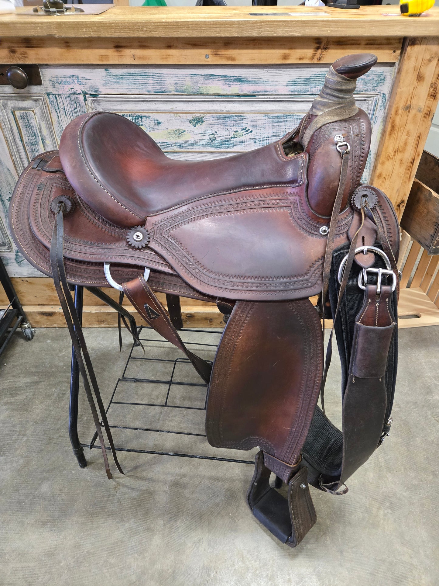Chuck Rollins Ranch Saddle
