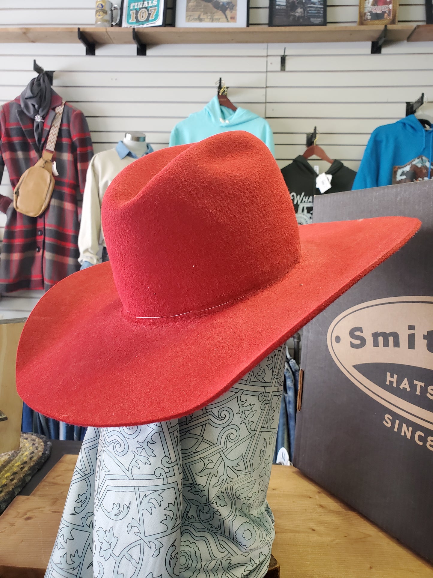 Red JWT Felt Hat (Custom Made)