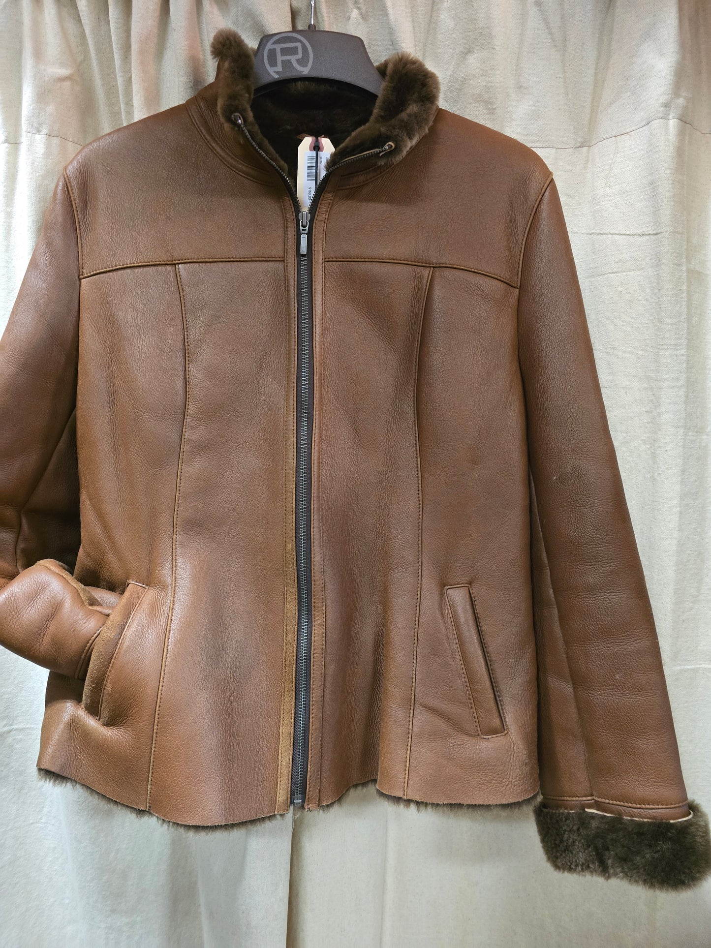 Ladies Leather, Lined Jacket