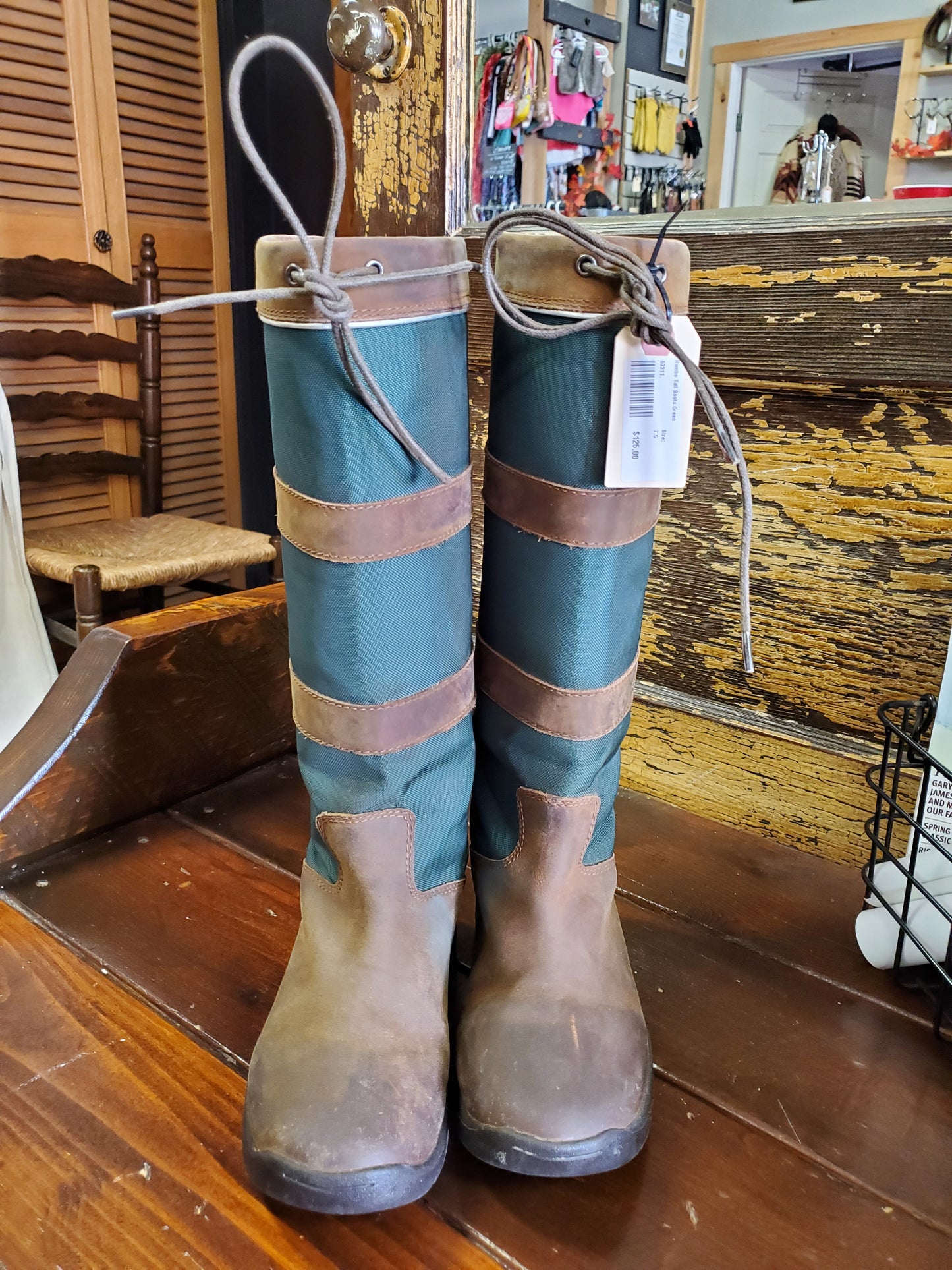 Rambo Tall Boots Green
