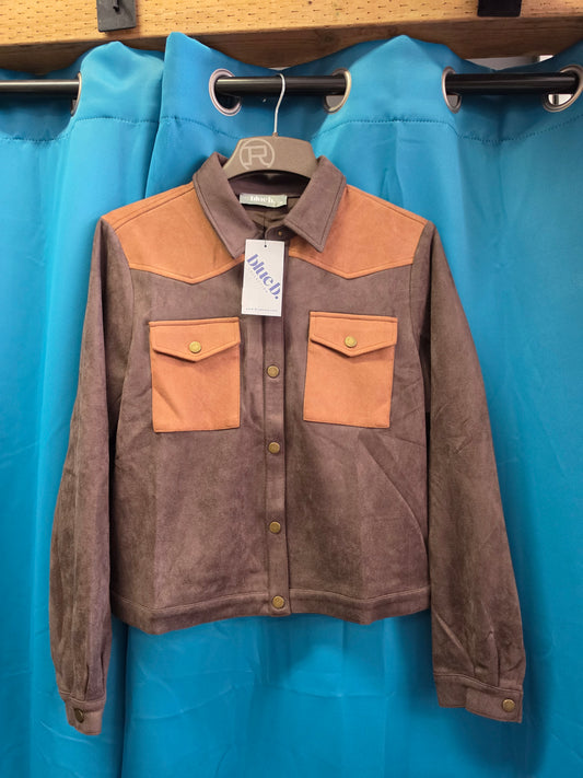 NEW  Vintage Style Color Block                   Jacket