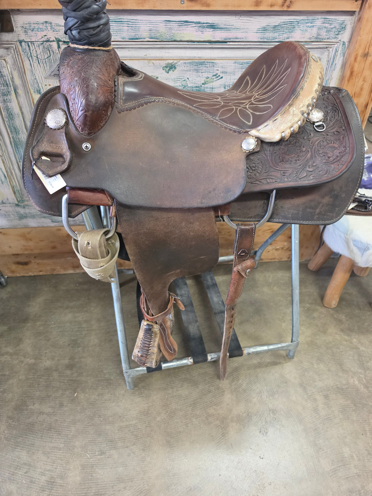 Frontier 15 Inch Rope Saddle