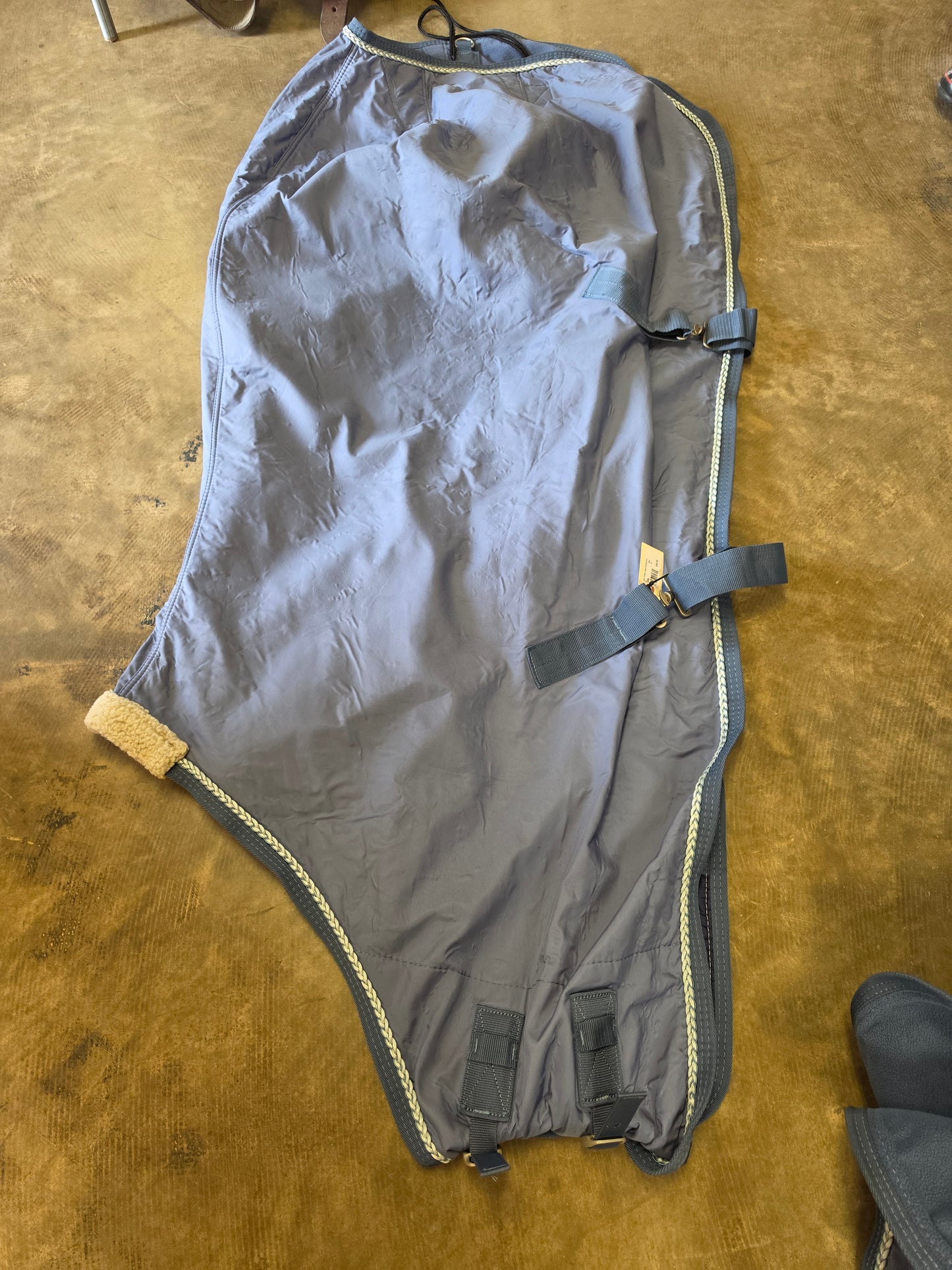 Blue Fleece Lined Turnout/Cooler