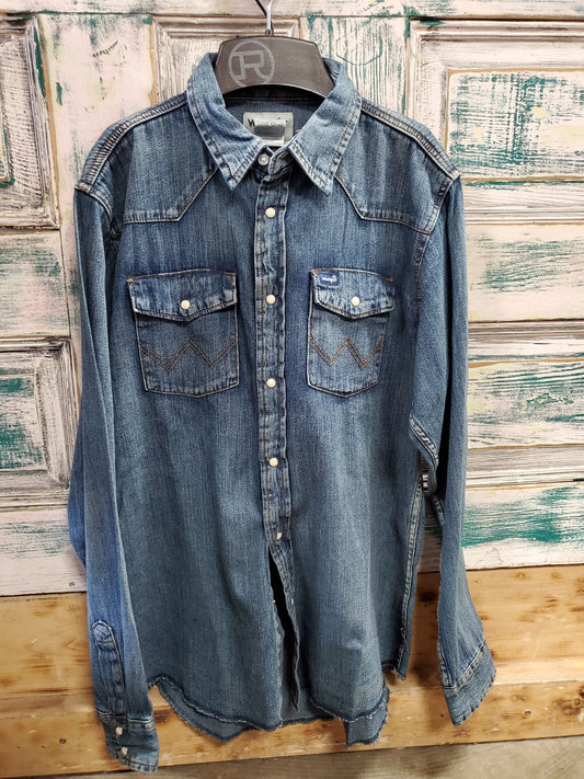 NEW Boys Denim Western Shirt