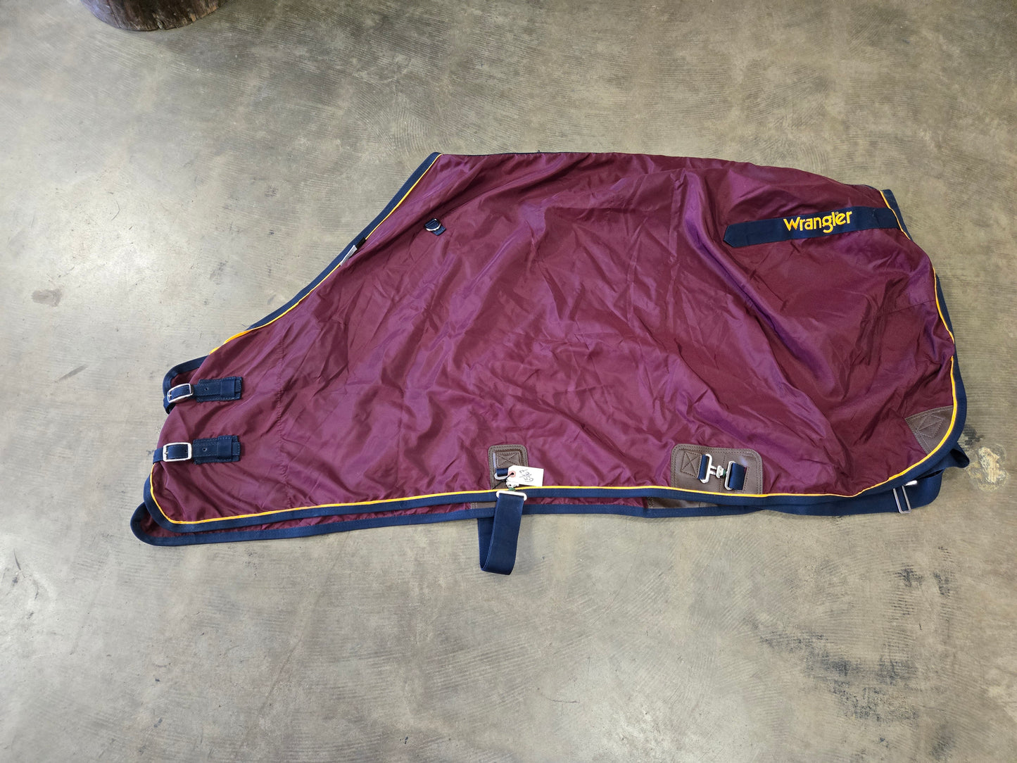 New Condition Turn Out                            Burq. Navy