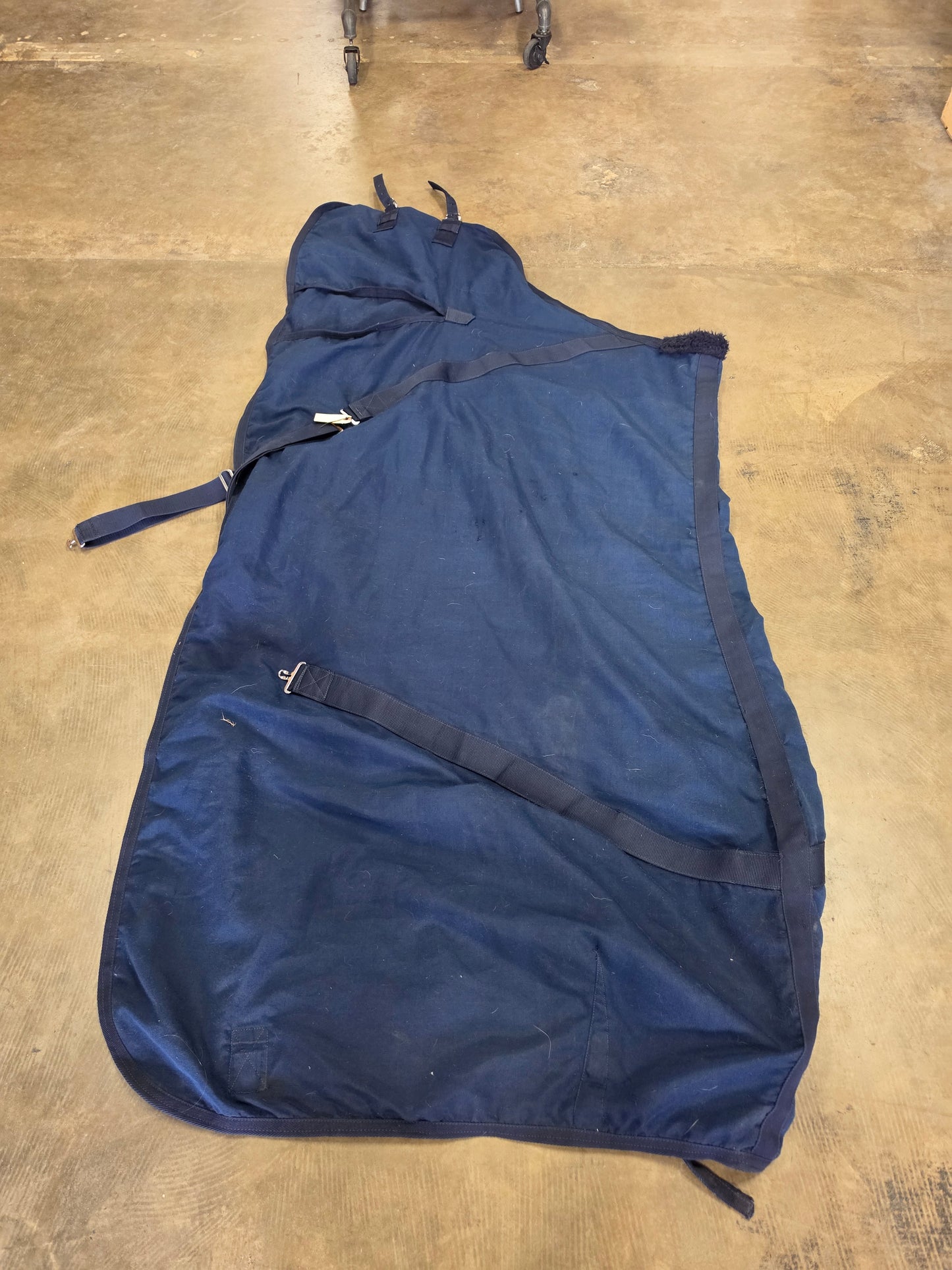 Navy Cotton Stall Sheet