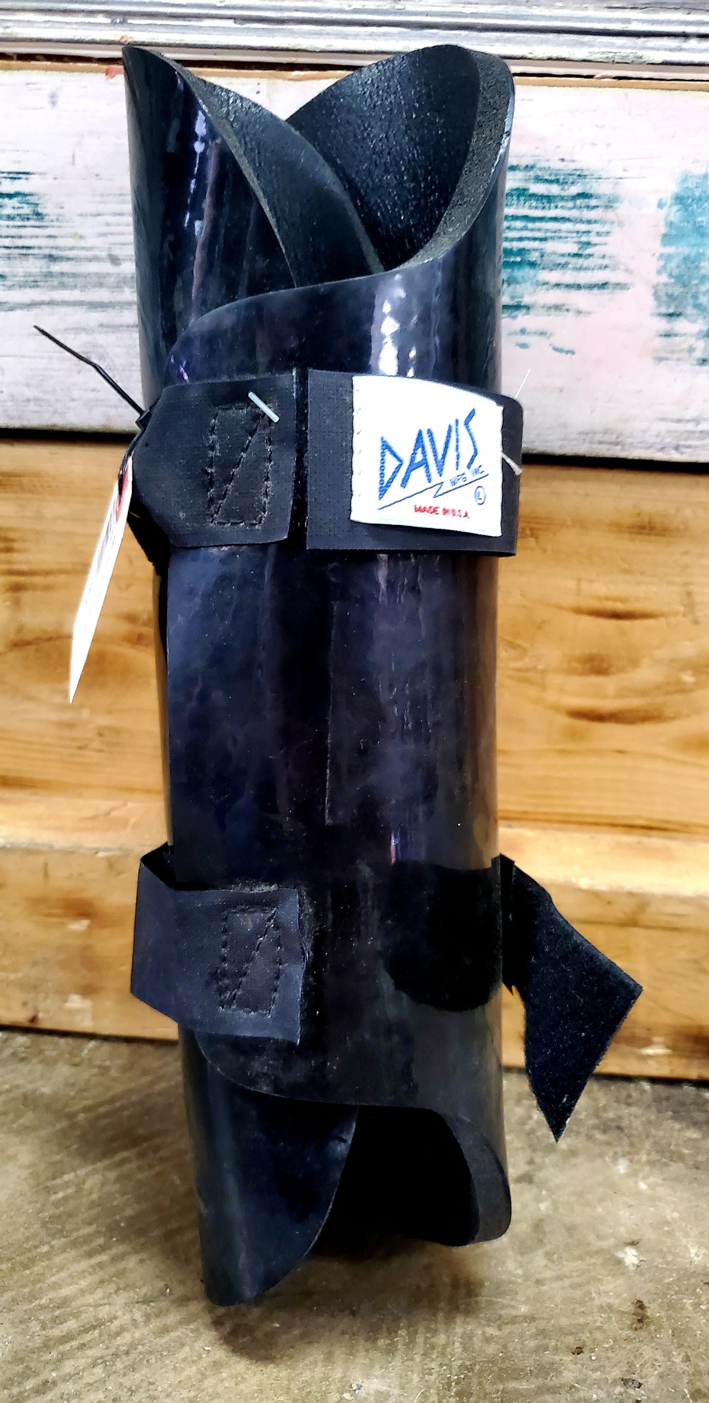 Black Davis Shin Pads