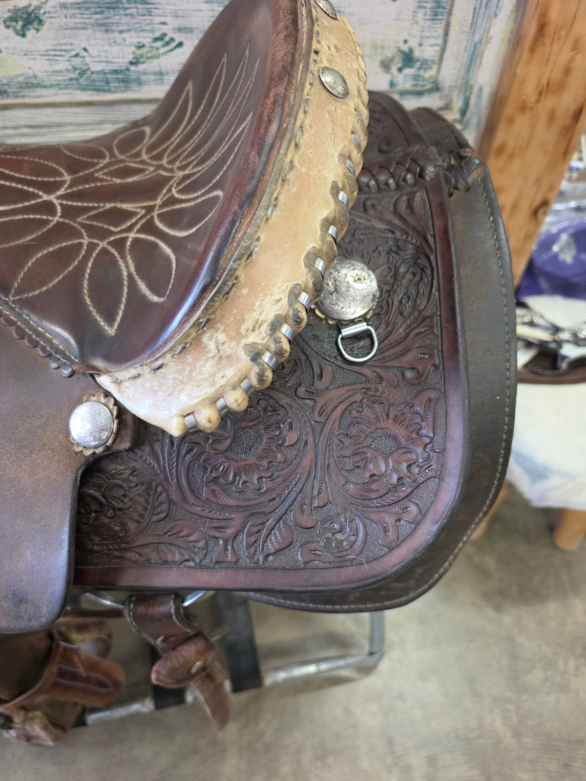 Frontier 15 Inch Rope Saddle