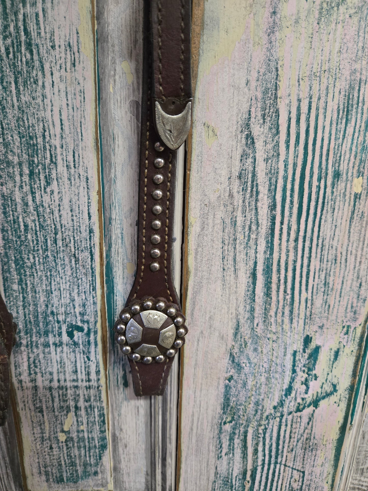 Dot Detail Single Ear Headstall