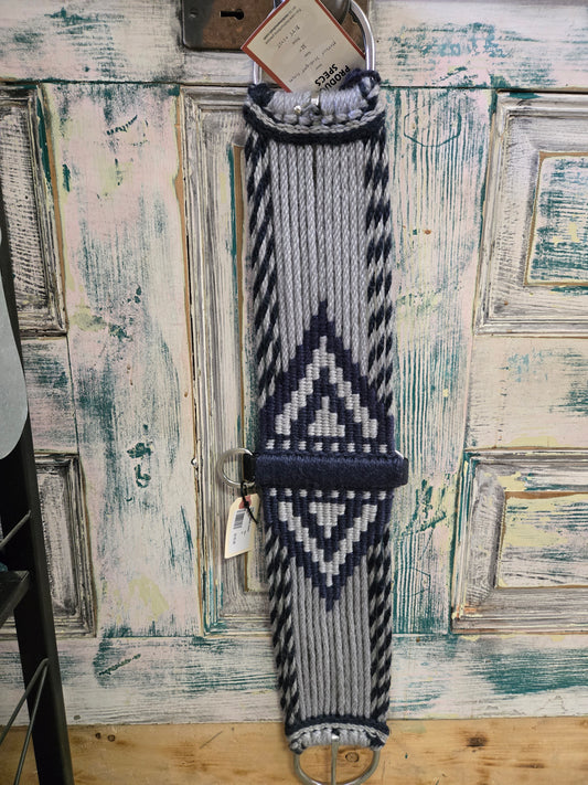 Locally Made Mohair Cinches                 Navy/Grey