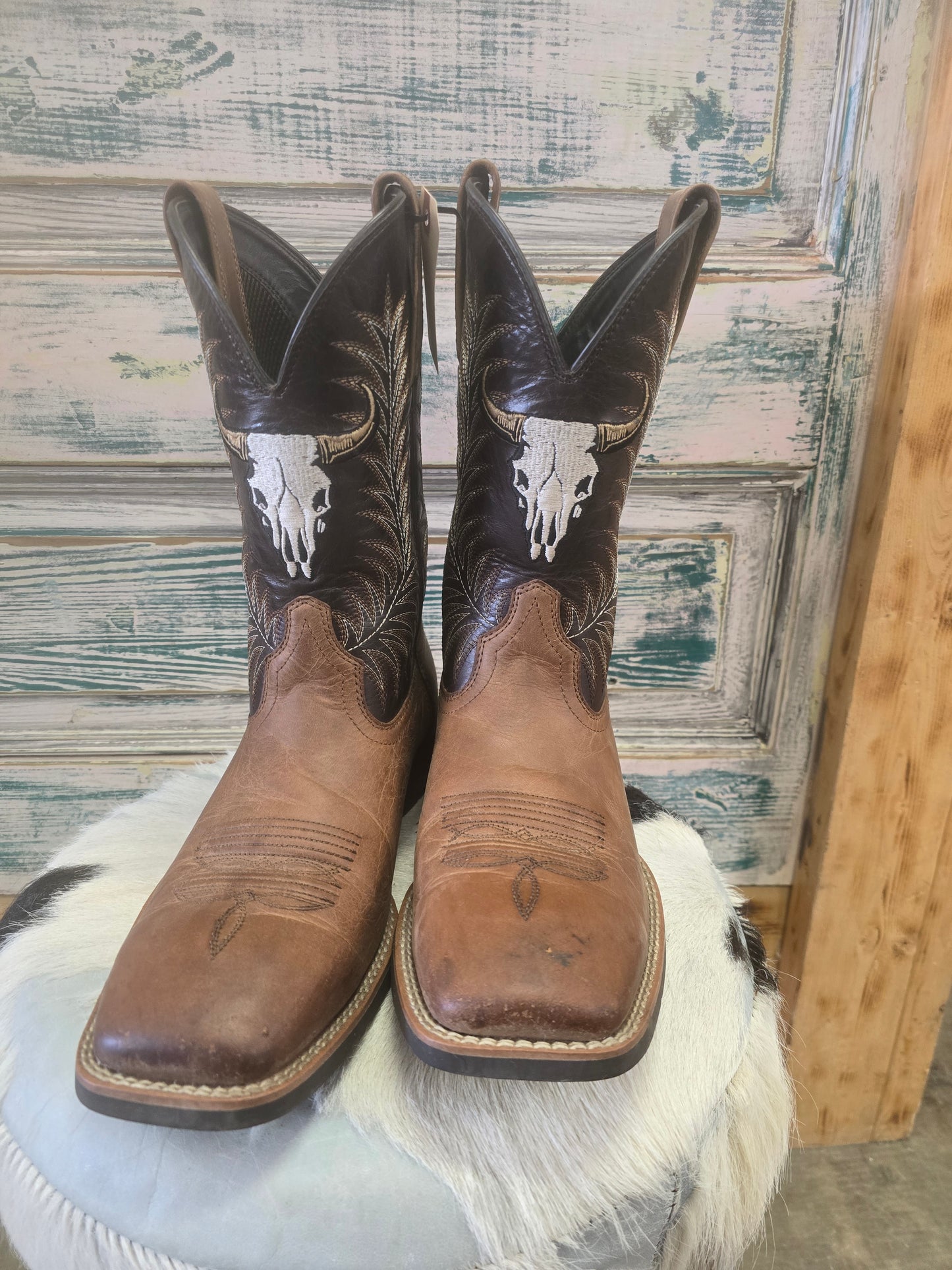 Men's Skull Detail Ariat Boots