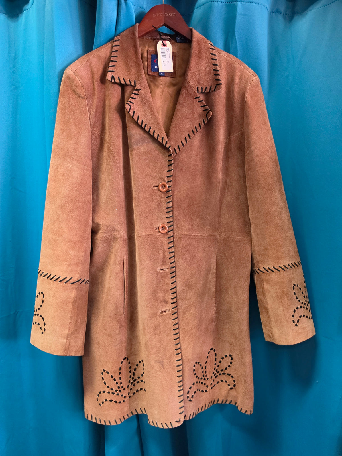 Brown Western Suede                              Long Jacket