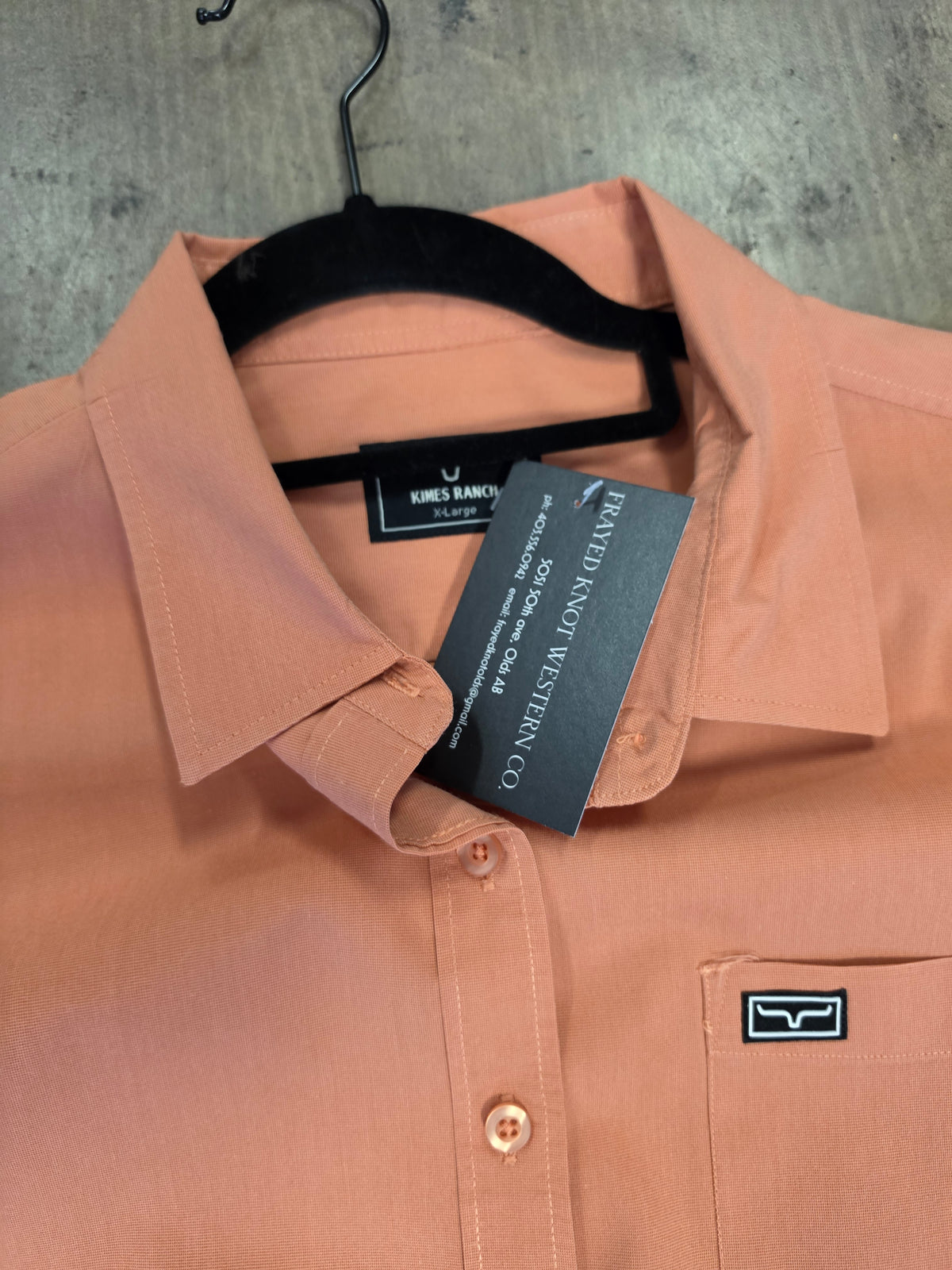 Ladies Solid Tangerine  Kimes      W/Shirt