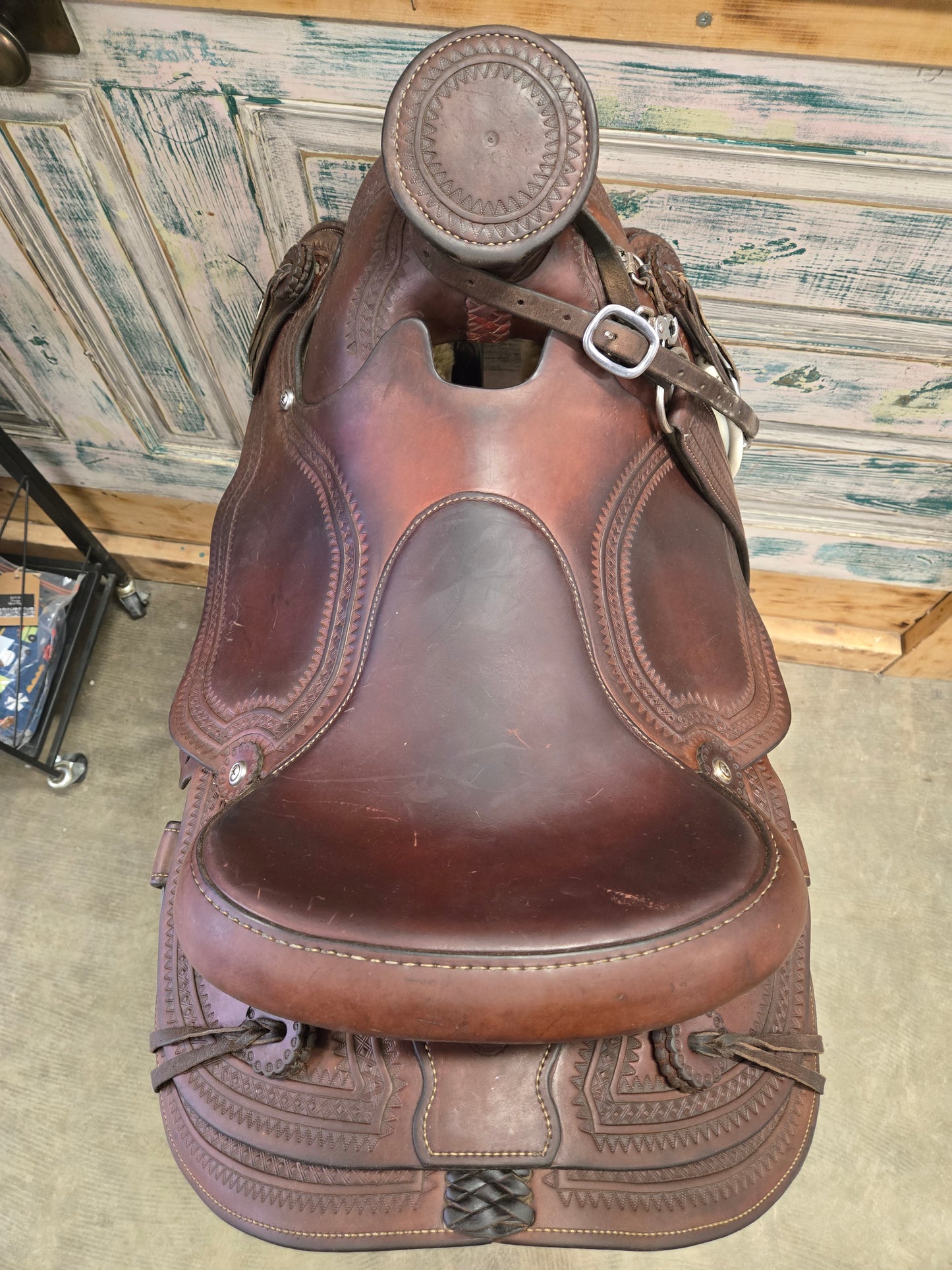 Chuck Rollins Ranch Saddle