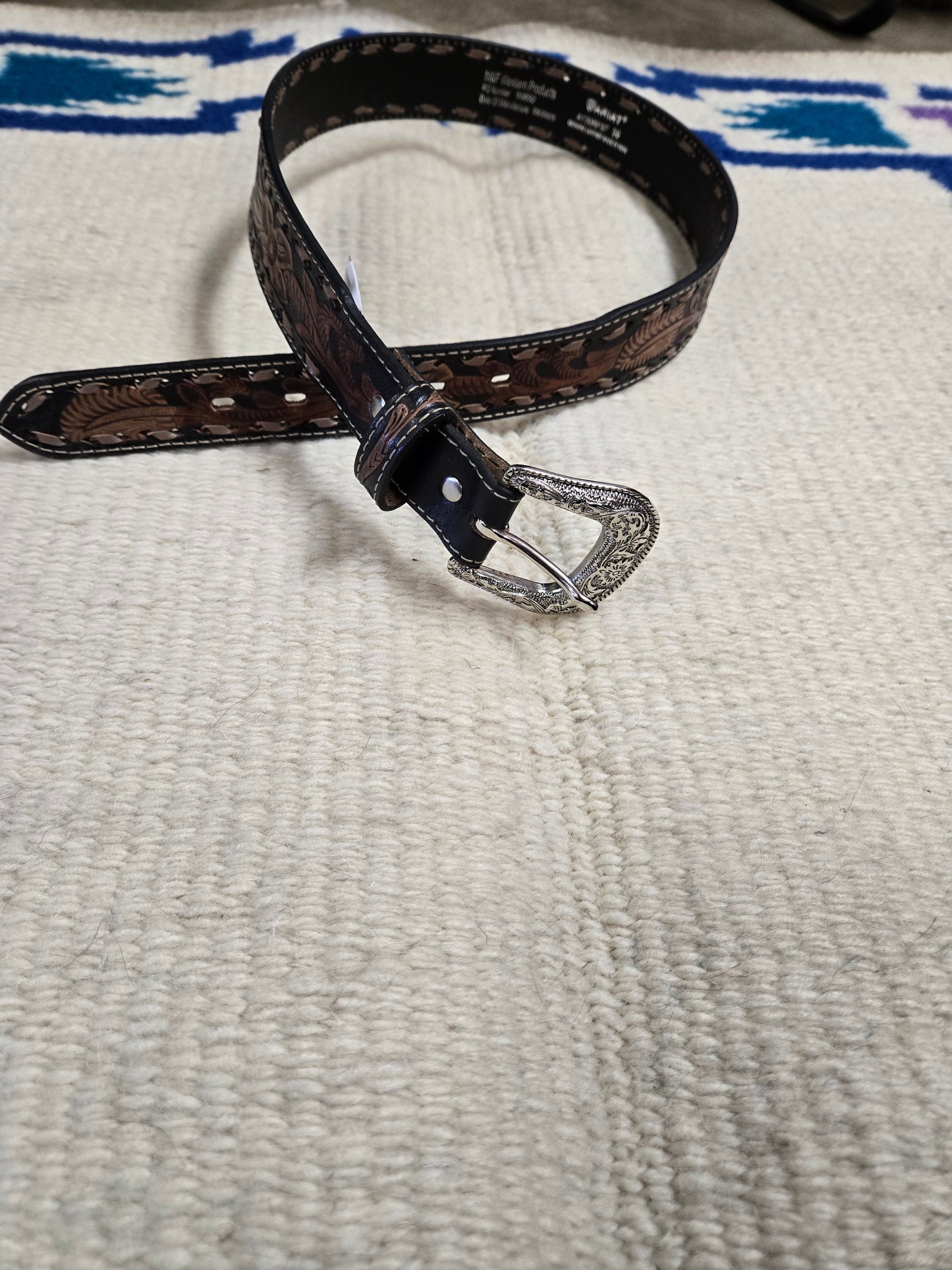 New Buckstitched Belt