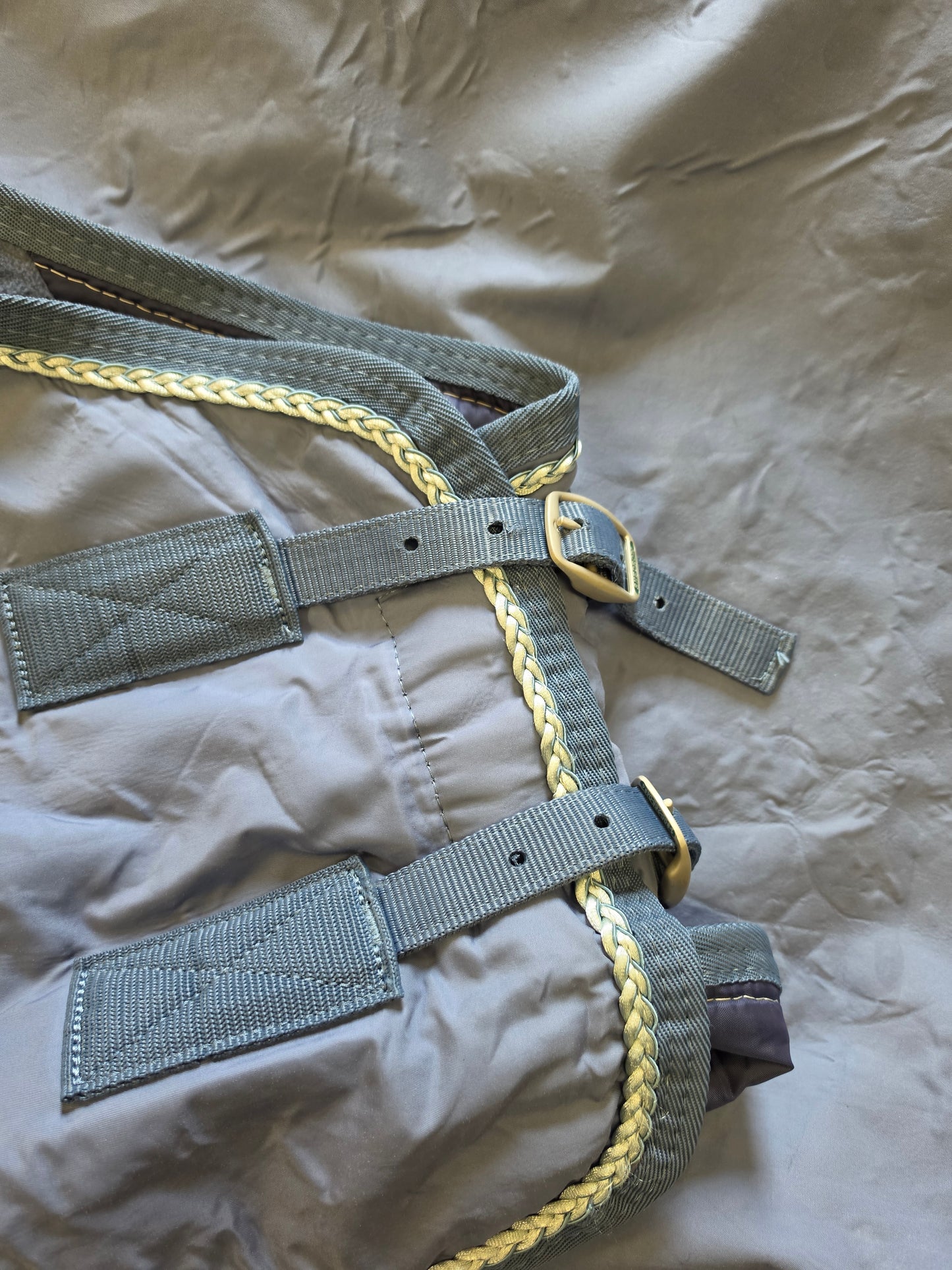 Blue Fleece Lined Turnout/Cooler