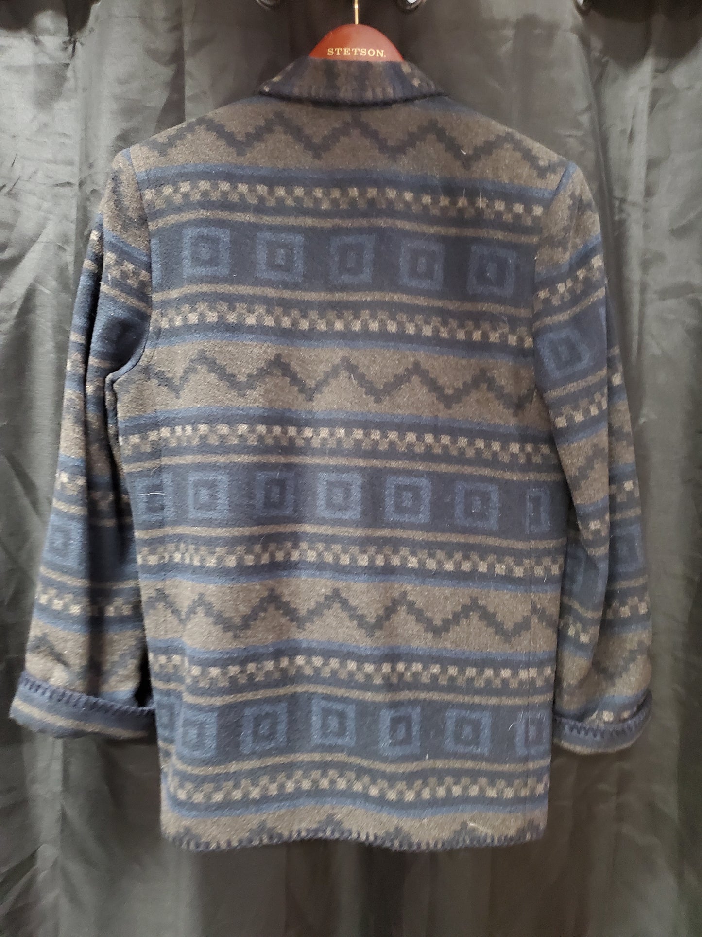 Aztec Print Blanket Blazer