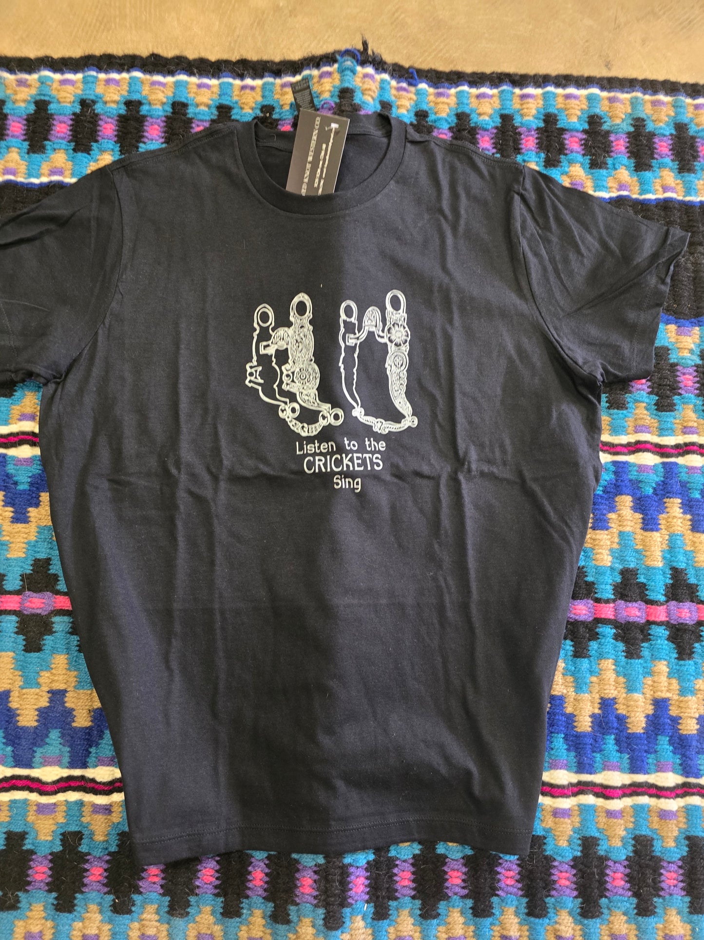 Black Tshirt...                  Listen to the Crickets Sing