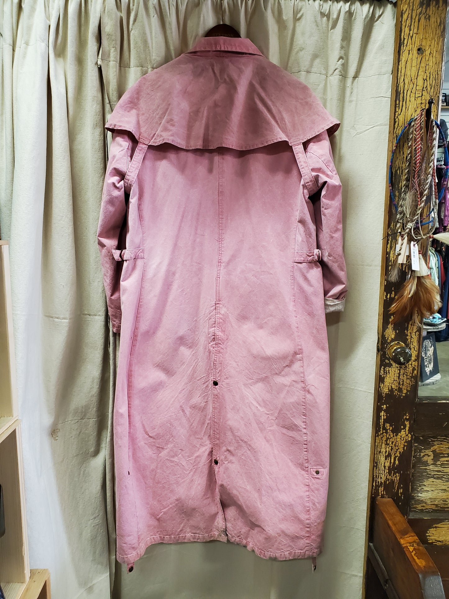 Pink Long Slicker Coat