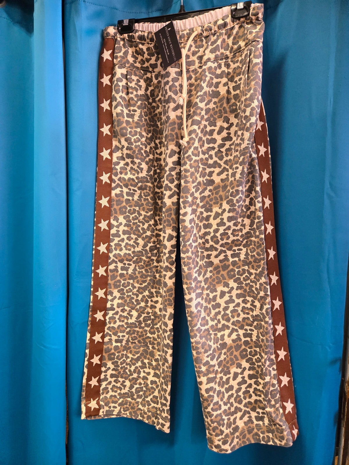 Animal Print Wide Leg Pants                            Stars