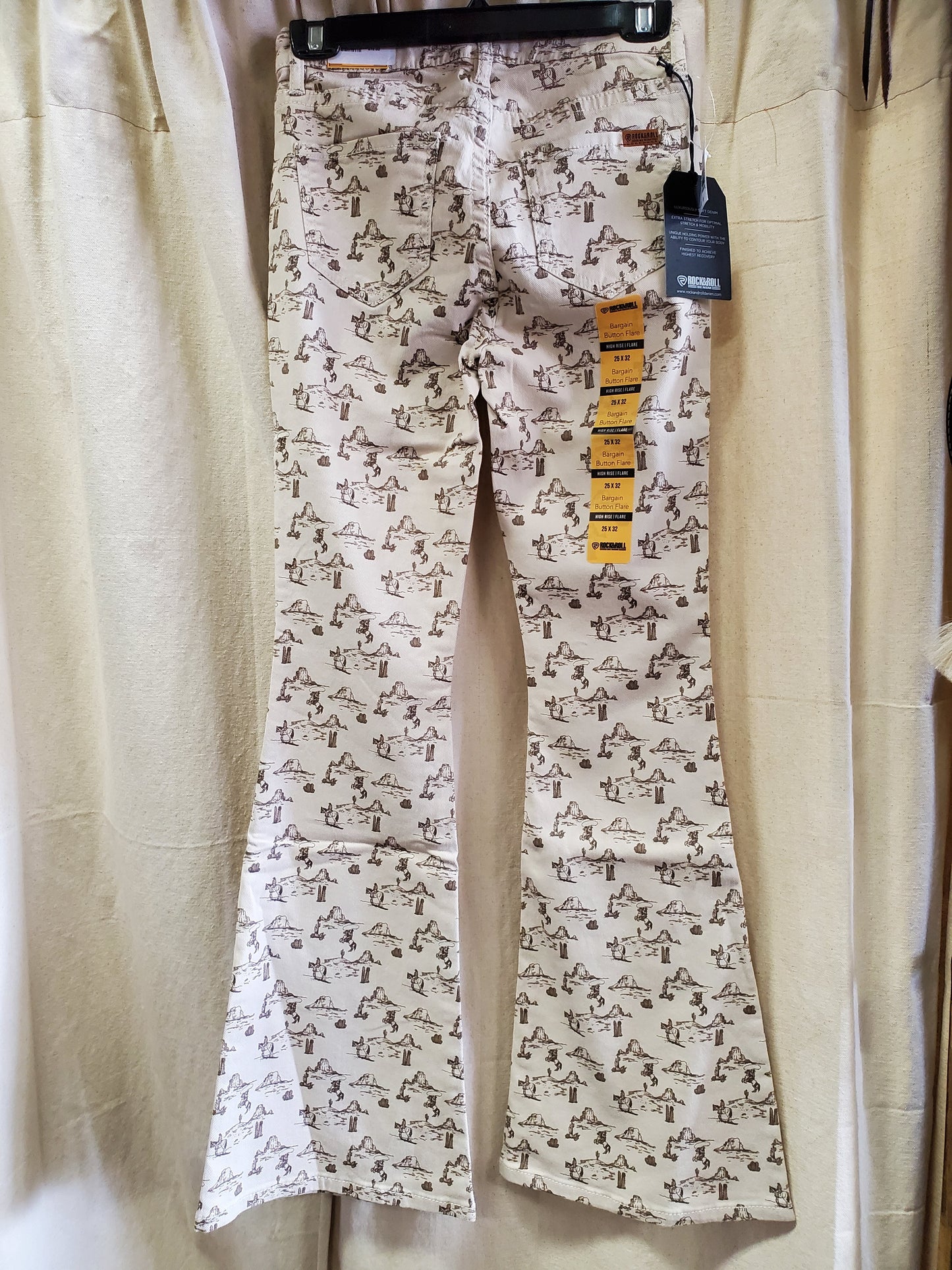 NEW Desert Print Flare Jeans