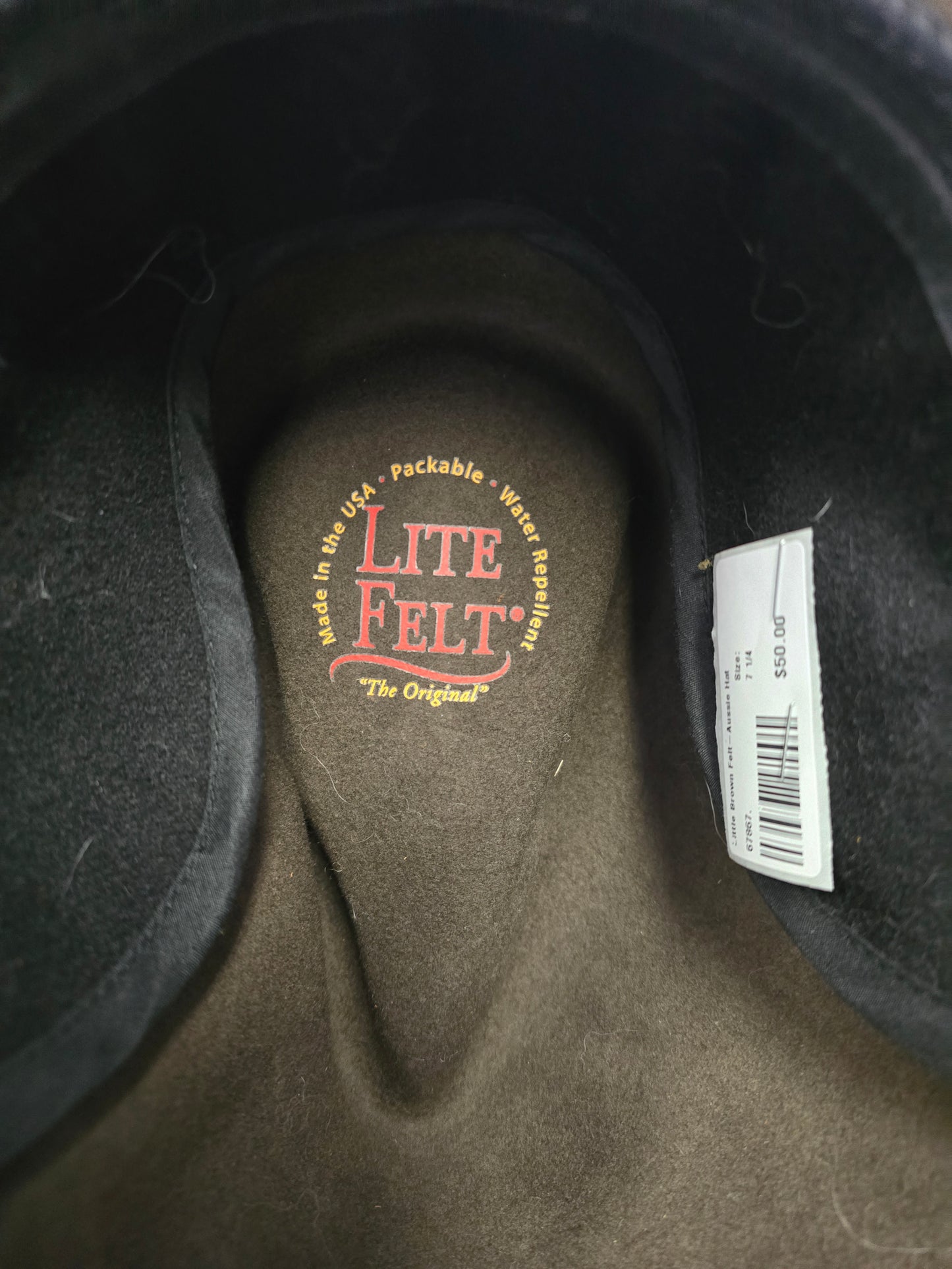 Little Brown Felt-Aussie Hat