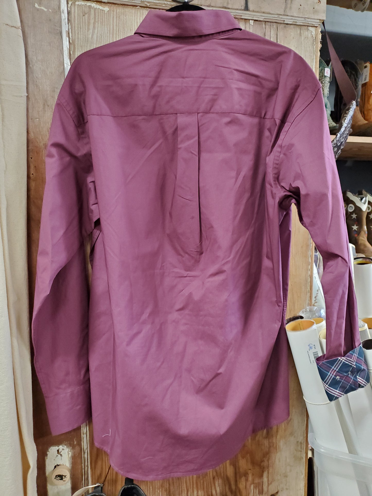 NWT Mens Wine W/shirt - M & XXL