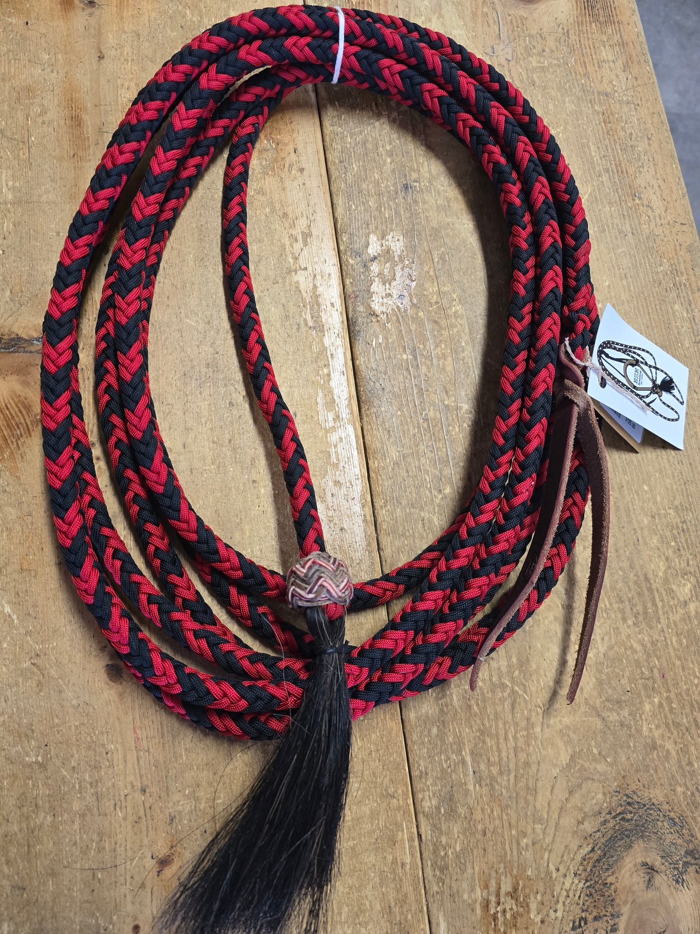 Red/Black Mecate-Locally Braided